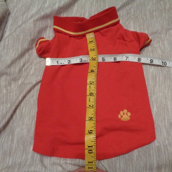 Top Paw Dog Red Polo Size Medium - Picture 9 of 9